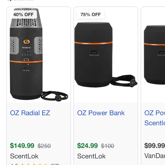 ScentLok® OZ Radial Ozone Generator + Power Bank - Picture 4 of 8